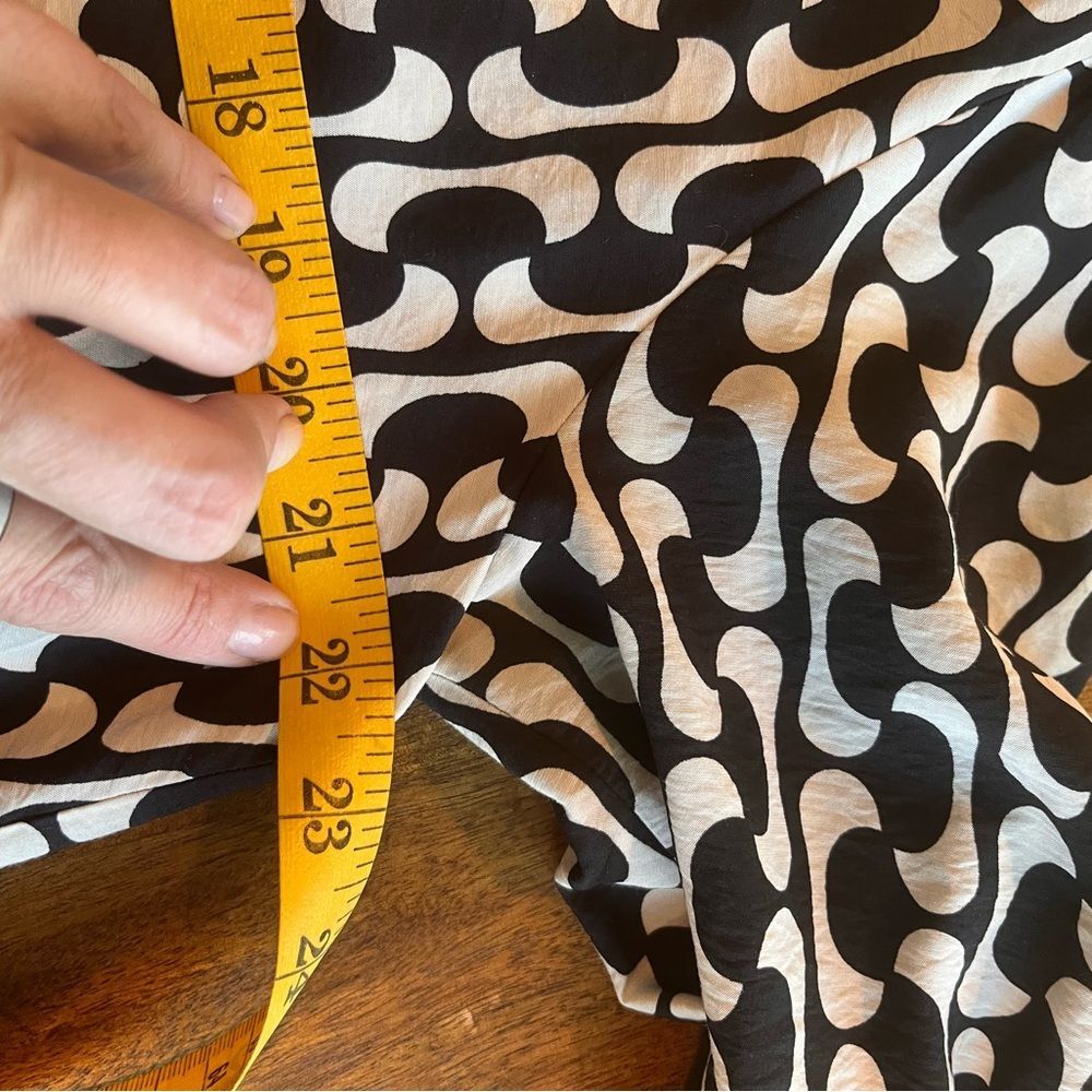 Zara Black and White Ruffle Hem Dress - Picture 7 of 8